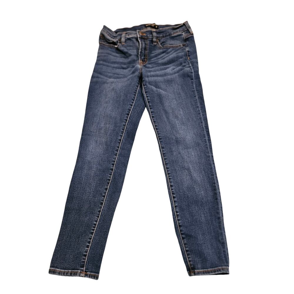 J.Crew Mercantile Skinny Jeans Women's 28 Medium Wash Stretch Ankle Denim 28x26